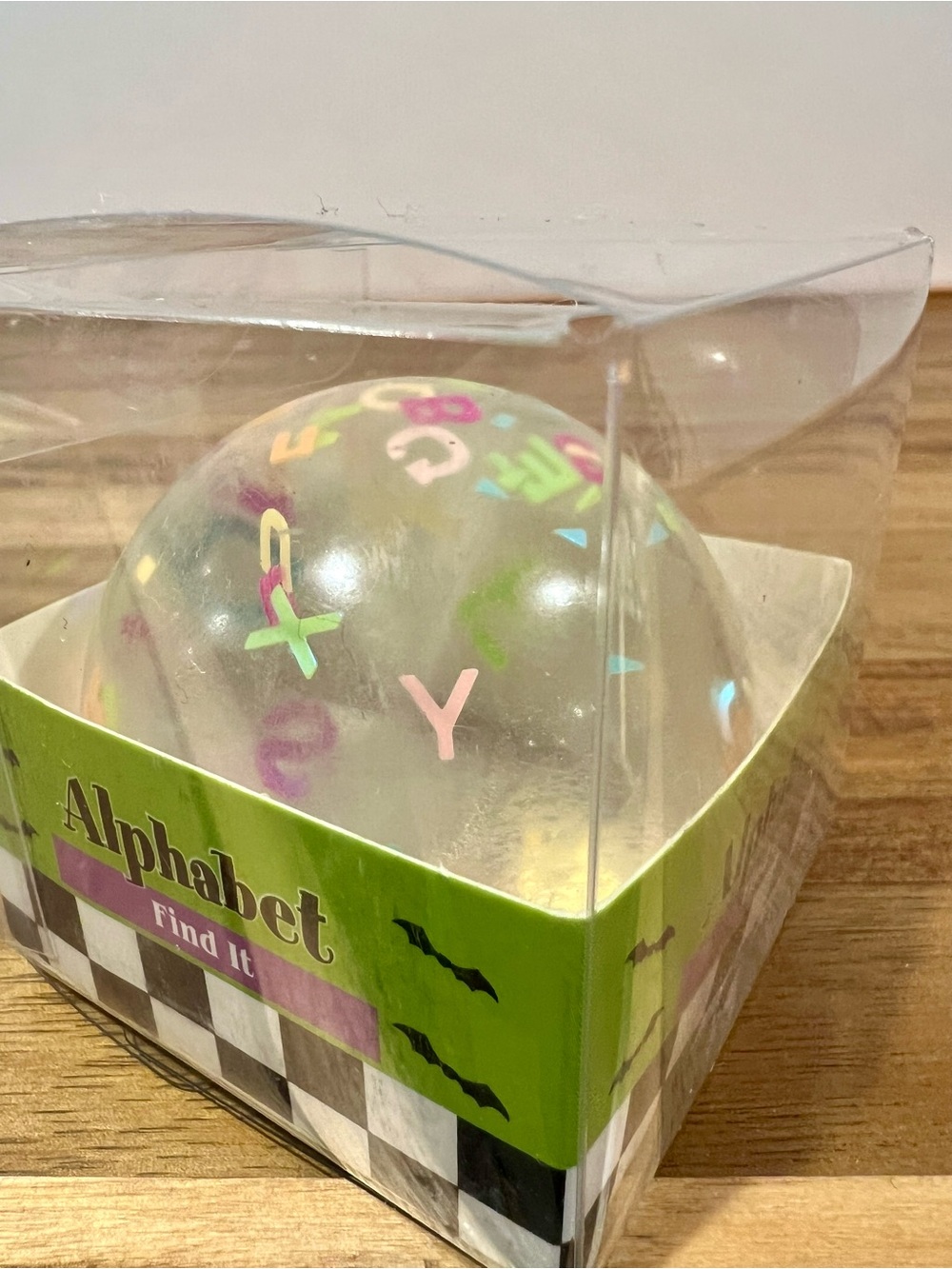 🎯 Alphabet Find It Clear Sugar Squish Ball 🌟